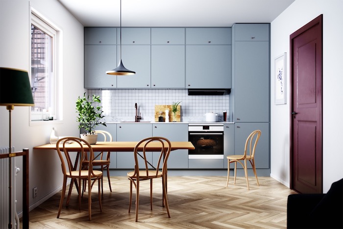 Кухня голубого цвета: 30 вдохновляющих примеров