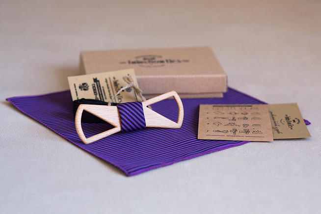 Twins Bow Ties: деревянные бабочки
