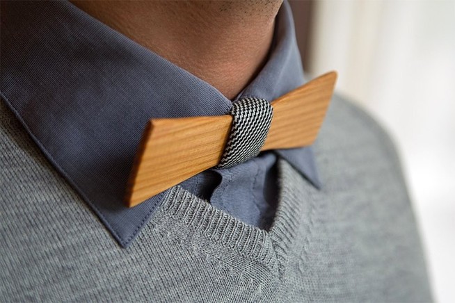 Twins Bow Ties: деревянные бабочки