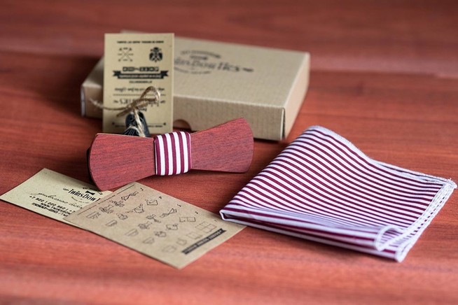 Twins Bow Ties: деревянные бабочки
