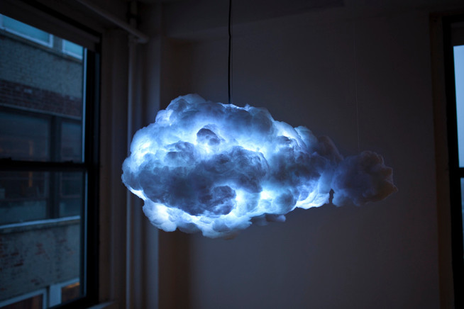 Креативная лампа "Cloud" в виде дождевой тучи