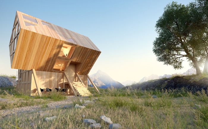 Valley House: дом для гористой местности