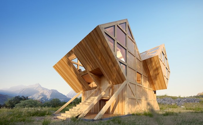 Valley House: дом для гористой местности