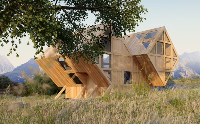 Valley House: дом для гористой местности