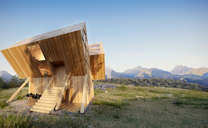 Valley House: дом для гористой местности