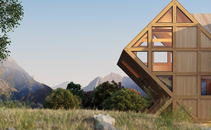 Valley House: дом для гористой местности