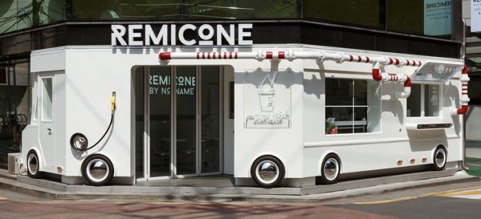 Remicone: необычный магазинчик мороженого
