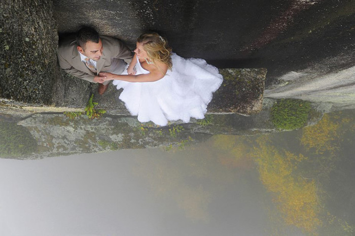 Свадебная фотосессия на высоте 105 метров