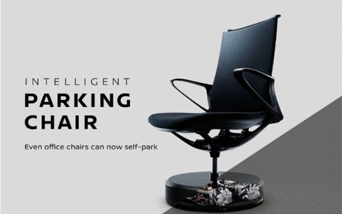 Intelligent Parking Chair: самопаркующиеся кресла для офиса от Nissan