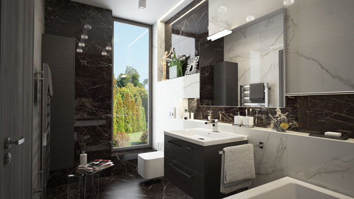 25 ванных комнат с панорамными окнами