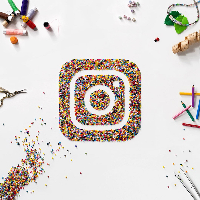 Художественные интерпретации нового логотипа Instagram