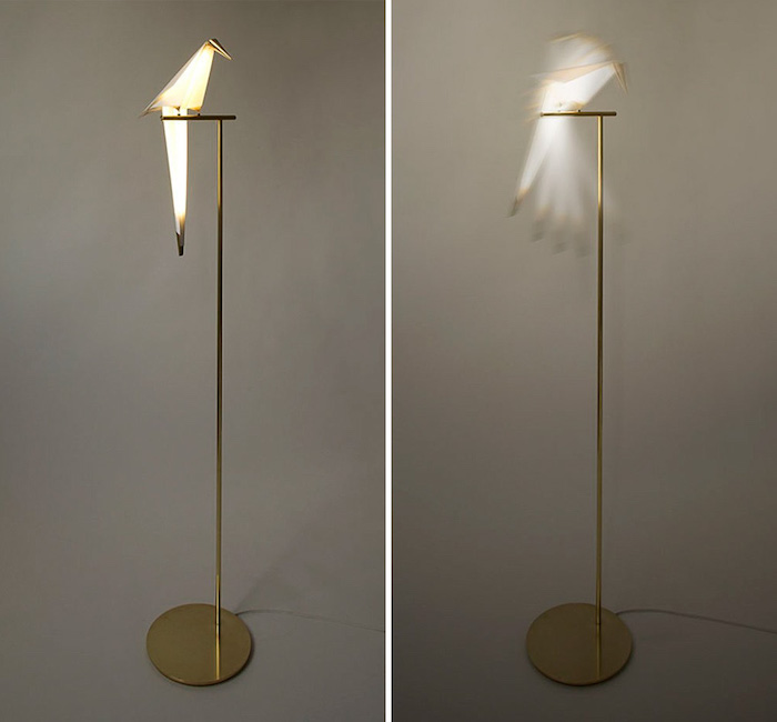 Perch Light: лампа оригами от Umut Yamac