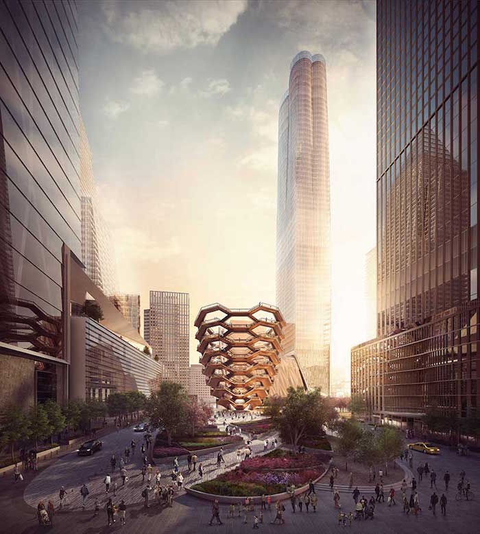 Томас Хезервик проектирует смотровую площадку "Vessel" для Hudson Yards, Нью Йорк