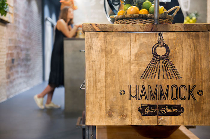 Hammock Juice Station: удивительное кафе в Барселоне...