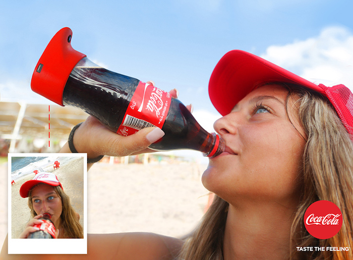 Selfie bottle: Coca-Cola создала селфи-бутылку