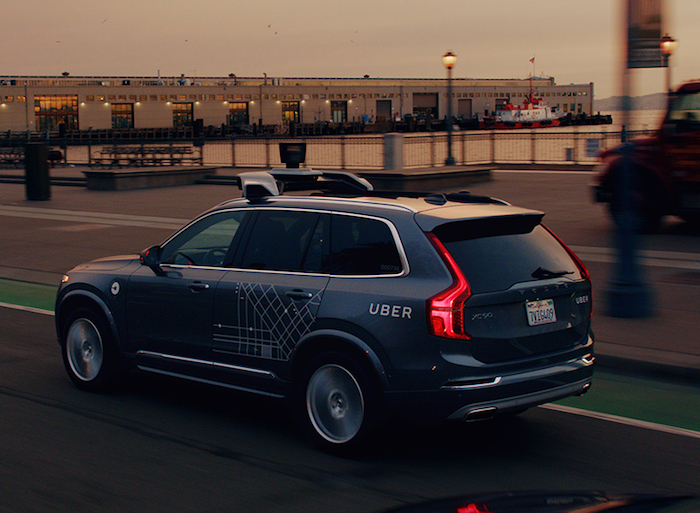 Uber и Volvo тестируют беспилотный автомобиль в Сан-Франциско