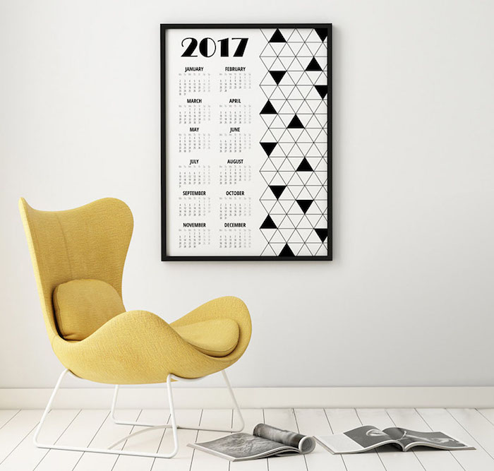 13 современных дизайнерских календарей 2017