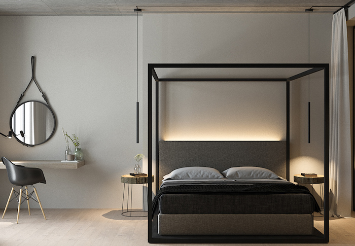 Кровать с балдахином: 24 стильных примера