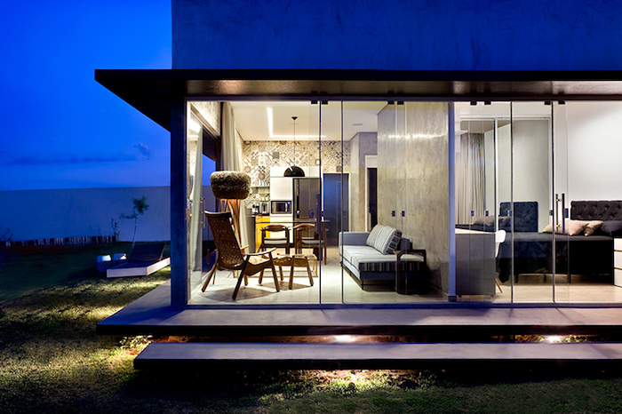 Маленький стильный дом от 1:1 architetura:design