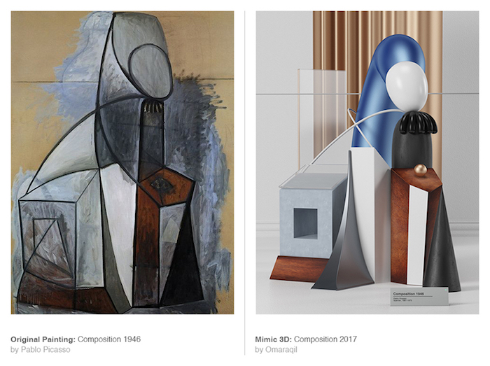 Omar Aqil: картины Пикассо в современной интерпретации