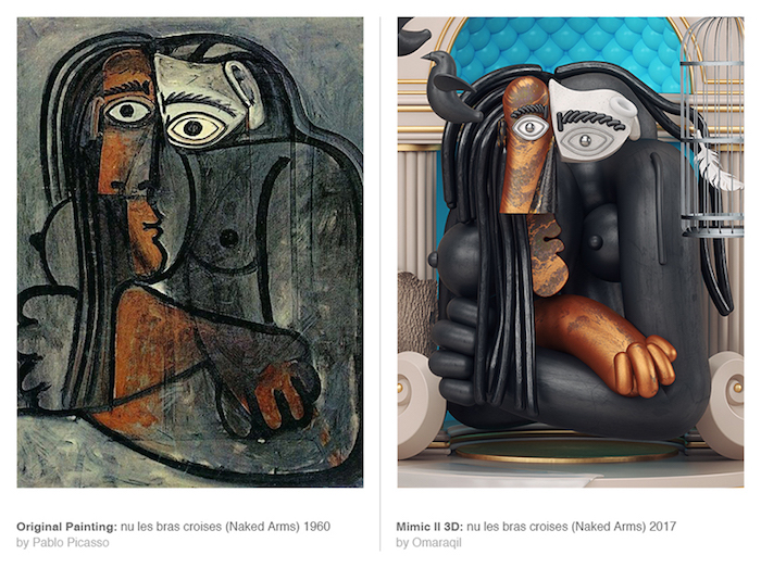 Mimic II: картины Пикассо в современной интерпретации