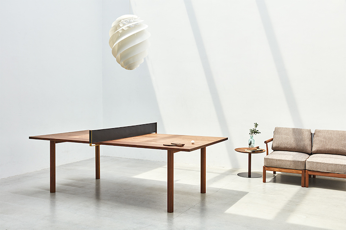 Минималистичный теннисный стол от дизайнера Mikiya Kobayashi