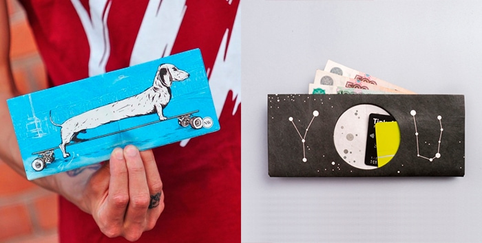 Креативные подарки на Новый Год: стильный бумажник от New wallet
